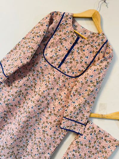 2 pec printed georgette