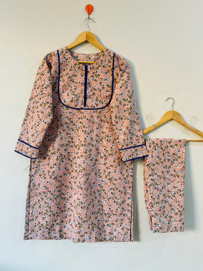 2 pec printed georgette