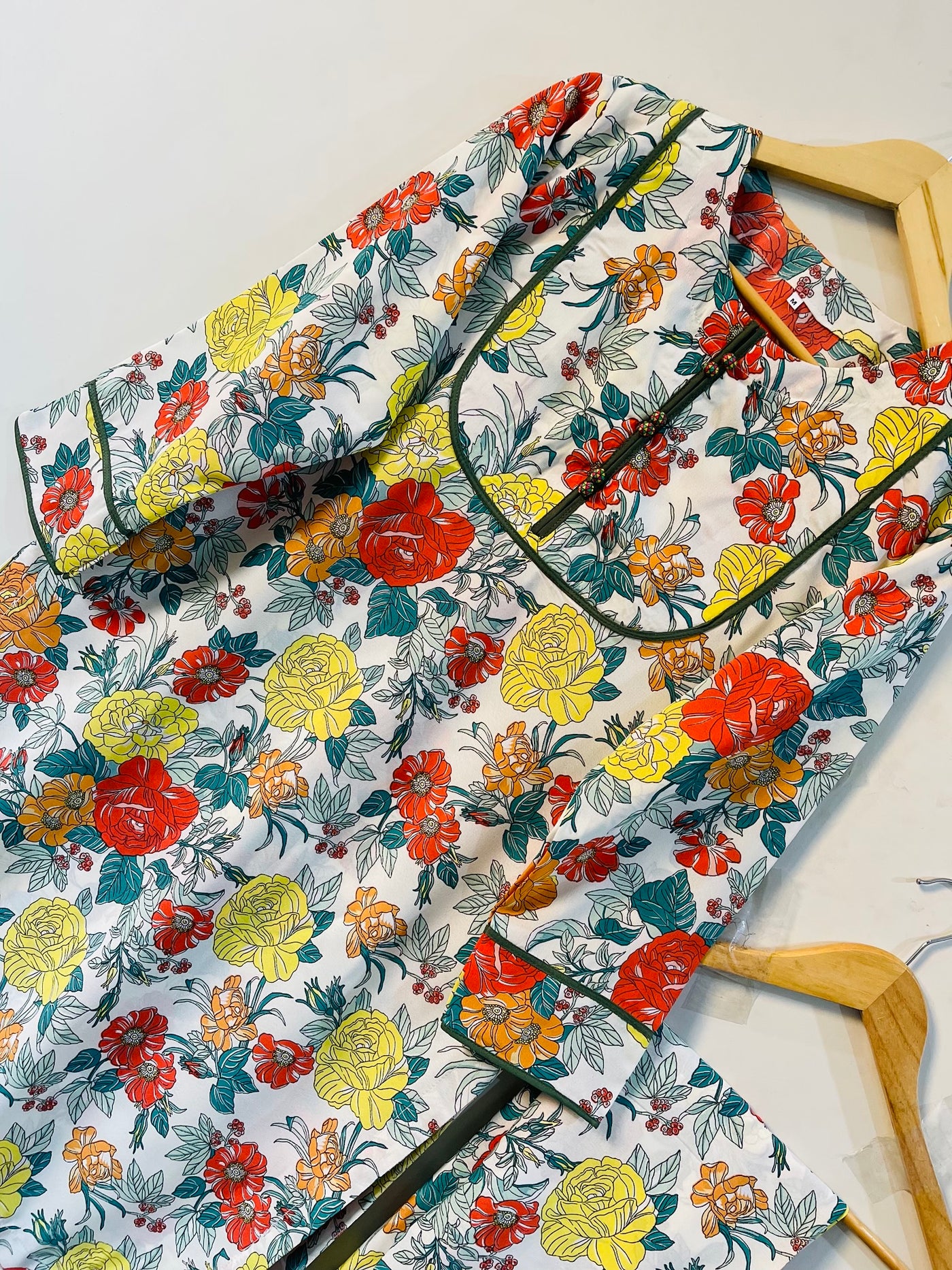 2 pec printed georgette