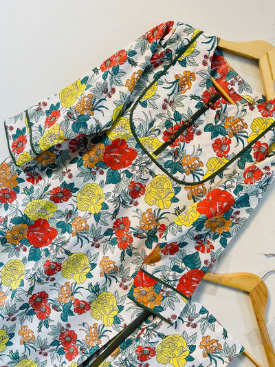 2 pec printed georgette