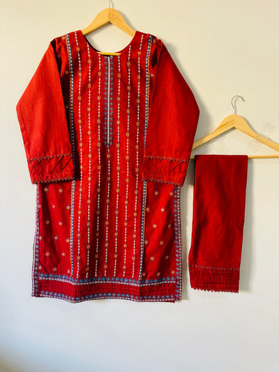 2 piece cotton Jaquard