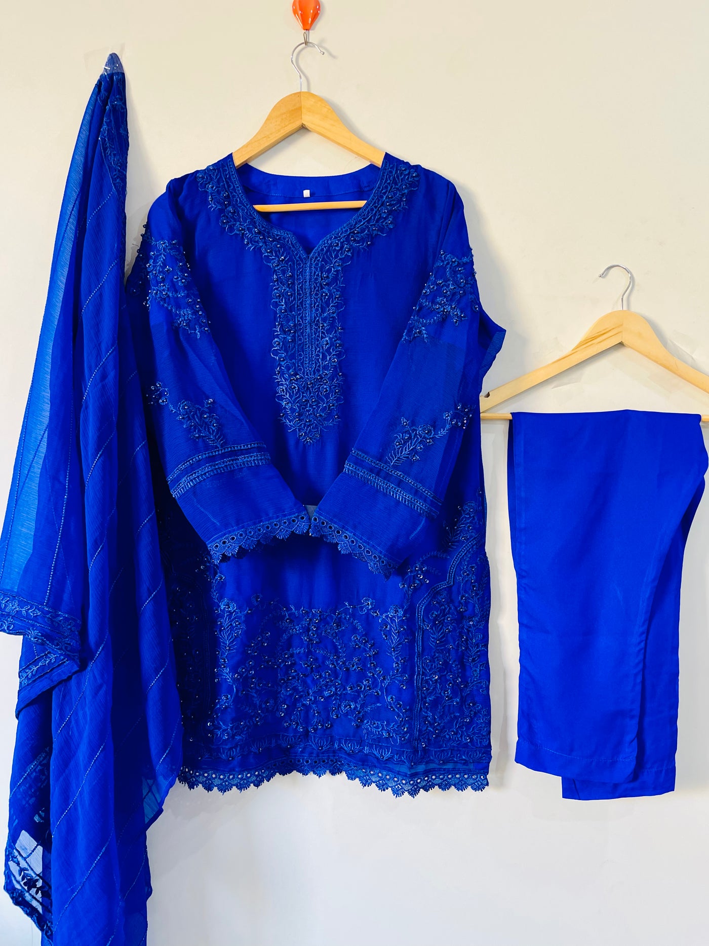 3 pec chiffon handwork